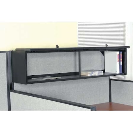 Global Industrial Overhead Cabinet, 60W, Black 240278